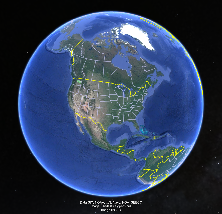 The Bretz Journals and Google Earth