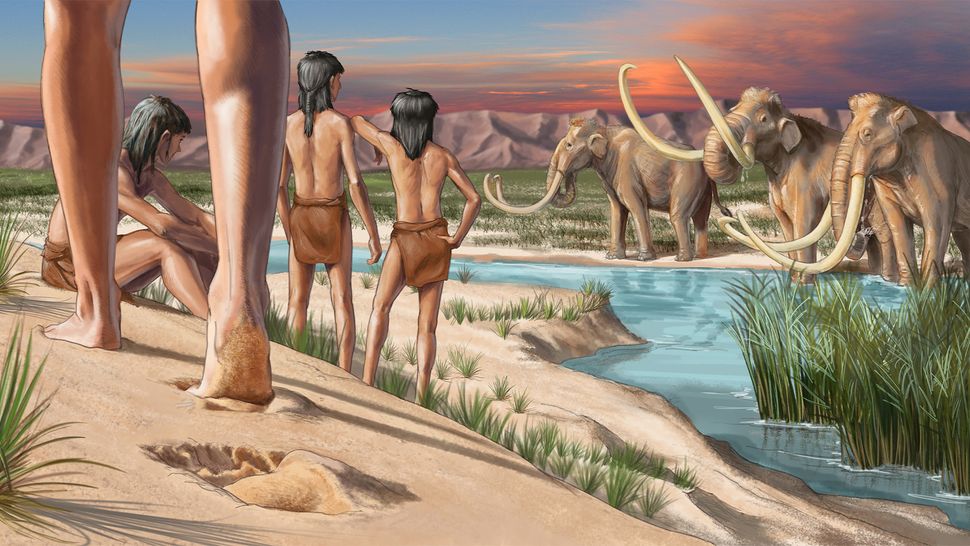 Were Humans Present in the Area During the Ice Age Floods?
